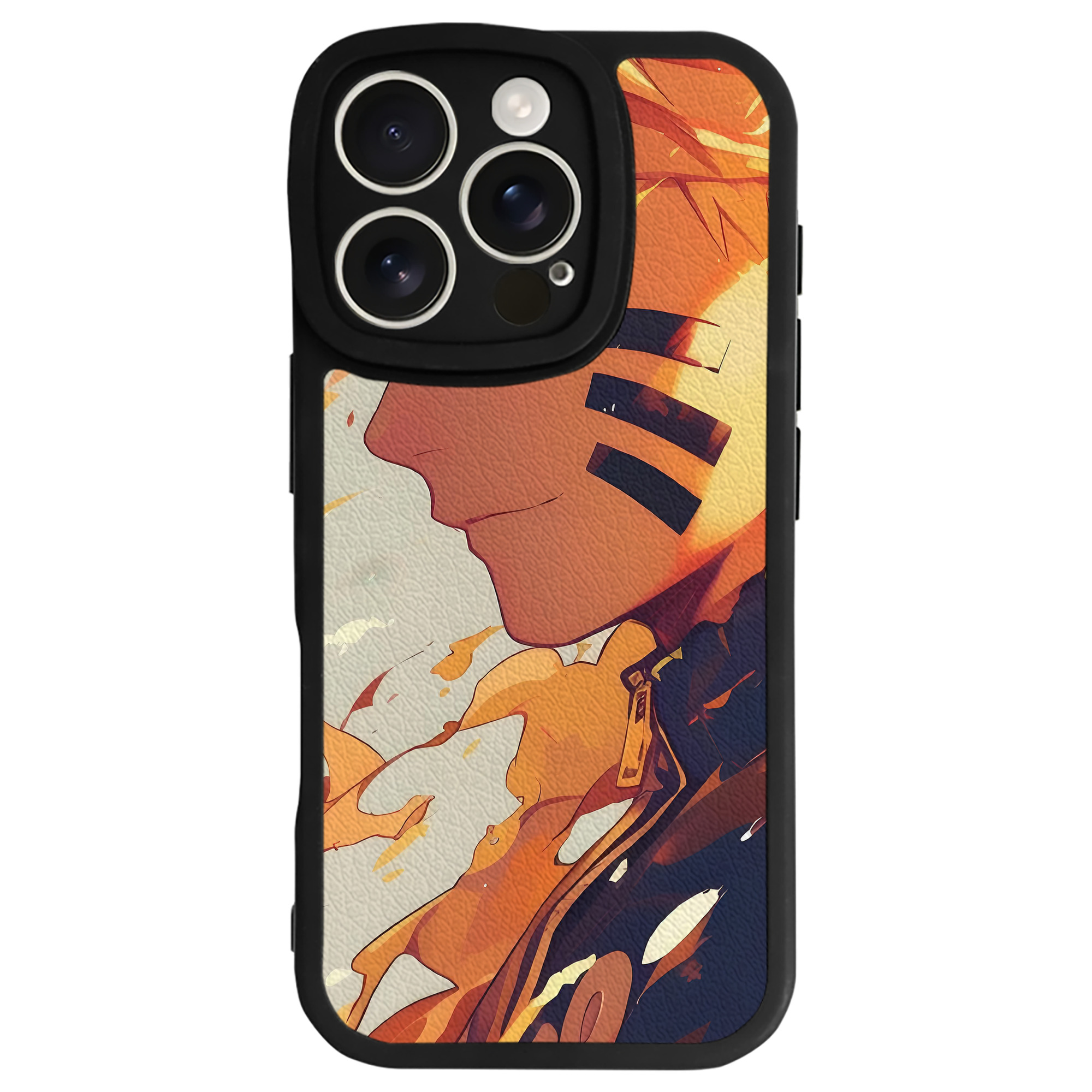 （画像用） NARUTO -ナルト- NARUTO -ナルト- 疾風伝 【iPhone 16シリーズ対応】シリコンスマホケース（レザー調） 材質：シリコン